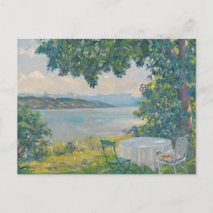 Aussicht auf den Starnberger See   Edward Cucuel Postkarte