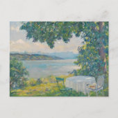 Aussicht auf den Starnberger See | Edward Cucuel Postkarte (Vorderseite)