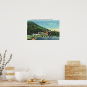 Aussicht auf den Stevanssee Toll House Poster (Küche)