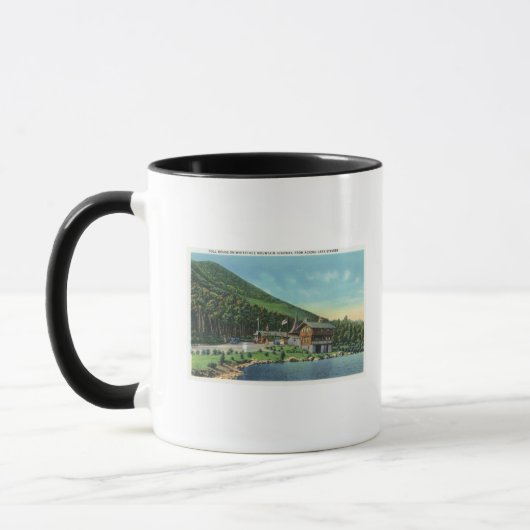 Aussicht auf den Stevanssee Toll House Tasse (Links)