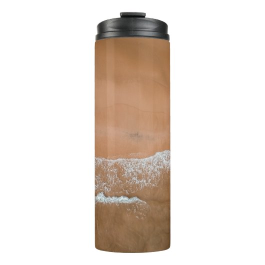 AUSSICHT AUF DEN STRAND THERMOSBECHER (Vorderseite)