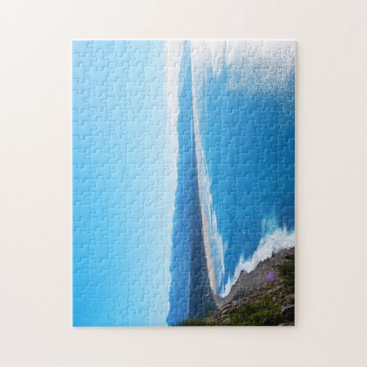 Aussicht auf den Strand von Manzanita, Küste von O Puzzle (Vertikal)