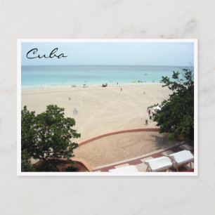 Aussicht auf den Strand von Varadero Postkarte