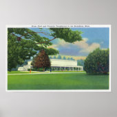 Aussicht auf den Tanglewood Music Shed and Grounds Poster (Vorne)