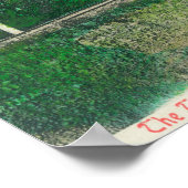 Aussicht auf den Trestle auf der Intercity-Bahn Poster (Ecke)