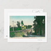 Aussicht auf den Trestle auf der Intercity-Bahn Postkarte (Vorne/Hinten)