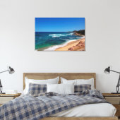 Aussicht auf den tropischen Strand Leinwanddruck (Insitu (Schlafzimmer))