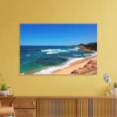 Aussicht auf den tropischen Strand Leinwanddruck (Insitu (Wohnzimmer))