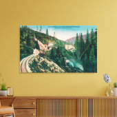 Aussicht auf den Tunnel der Südpazifikbahn Leinwanddruck (Insitu (Wohnzimmer))