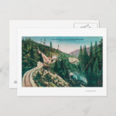 Aussicht auf den Tunnel der Südpazifikbahn Postkarte (Vorne/Hinten)