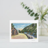 Aussicht auf den unteren Kaskadensee Postkarte (Stehend Vorderseite)