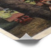 Aussicht auf den ursprünglichen Bauernmarkt Poster (Ecke)