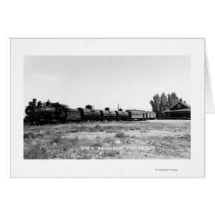 Aussicht auf den Virginia & Truckee Eisenbahn-Zug