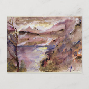 Aussicht auf den Walchensee, 1919 Postkarte