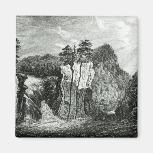 Aussicht auf den Wasserfall des Passaic River, New Magnet (Vorne)