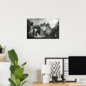 Aussicht auf den Wasserfall des Passaic River, New Poster (Heimbüro)