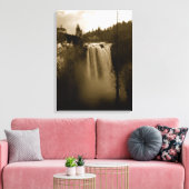 Aussicht auf den Wasserfall Leinwanddruck (Insitu (Wohnzimmer))