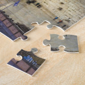Aussicht auf den Western Wall Plaza, später Abend Puzzle (Seite)