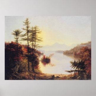 Aussicht auf den Winnipiseogee See Poster