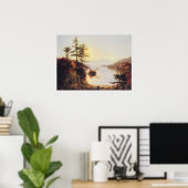 Aussicht auf den Winnipiseogee See Poster (Heimbüro)