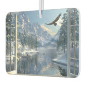 Aussicht auf den Winterbergsee Eagle Fisherman Autolufterfrischer (Links)