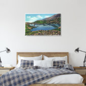 Aussicht auf den Wolkensee Leinwanddruck (Insitu (Schlafzimmer))