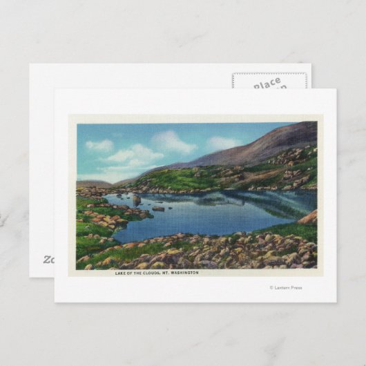 Aussicht auf den Wolkensee Postkarte (Vorne/Hinten)