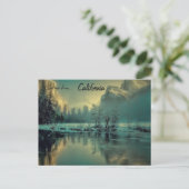 Aussicht auf den Yosemite Nationalpark California Postkarte (Stehend Vorderseite)