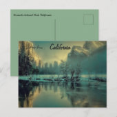 Aussicht auf den Yosemite Nationalpark California Postkarte (Vorne/Hinten)