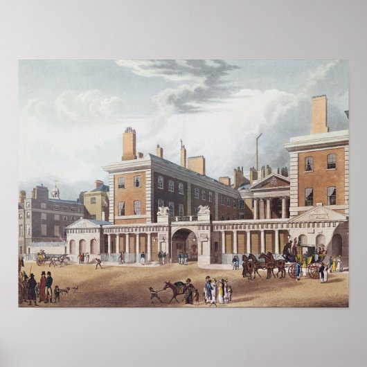 Aussicht auf die Admiralität, 1818 Poster (Vorne)