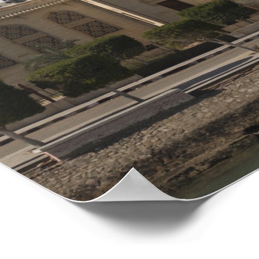 Aussicht auf die ägyptische Küste Poster (Ecke)