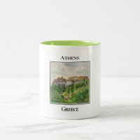 Aussicht auf die Akropolis, Athen, Griechenland