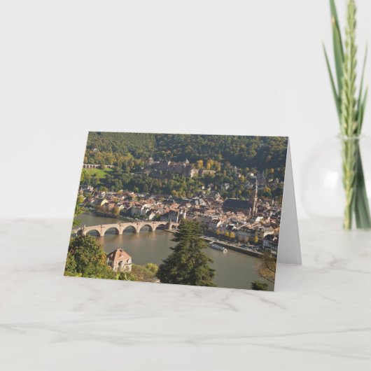 Aussicht auf die Alte Brucke oder die Alte Brücke Karte (Vorderseite)
