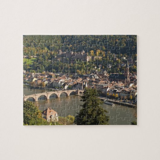 Aussicht auf die Alte Brucke oder die Alte Brücke Puzzle (Horizontal)