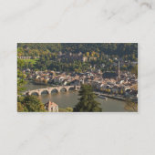 Aussicht auf die Alte Brucke oder die Alte Brücke Visitenkarte (Rückseite)
