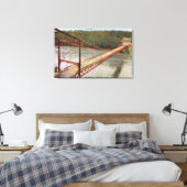 Aussicht auf die alte Hängebrücke Leinwanddruck (Insitu (Schlafzimmer))