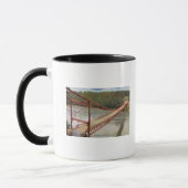 Aussicht auf die alte Hängebrücke Tasse (Links)