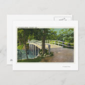 Aussicht auf die alte Nordbrücke Postkarte (Vorne/Hinten)