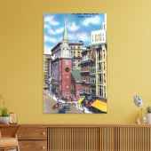 Aussicht auf die alte Süd-Tagungshalle Leinwanddruck (Insitu (Wohnzimmer))