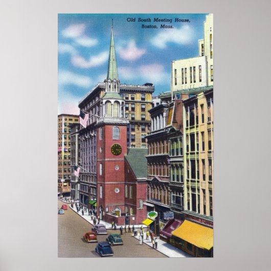 Aussicht auf die alte Süd-Tagungshalle Poster (Vorne)