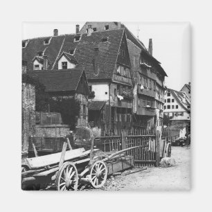 Aussicht auf die Altstadt, Ulm, c.1910 Magnet