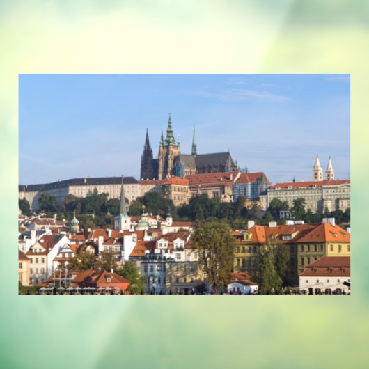 Aussicht auf die Altstadt und die Prager Burg, Tsc Fensteraufkleber (Blatt 3)