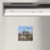Aussicht auf die Altstadt und die Prager Burg, Tsc Magnet (In Situ (Geschirrspüler))
