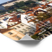 Aussicht auf die Altstadt und die Prager Burg, Tsc Poster (Ecke)