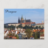 Aussicht auf die Altstadt und die Prager Burg, Tsc Postkarte (Vorderseite)