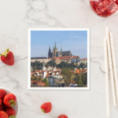 Aussicht auf die Altstadt und die Prager Burg, Tsc Serviette (Beispiel)