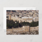 Aussicht auf die Altstadt vom Obelisk, Jerusal Postkarte (Vorne/Hinten)