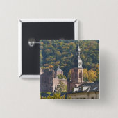 Aussicht auf die Altstadt von Heidelberg Button (Vorne & Hinten)