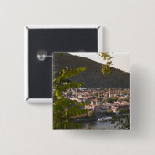 Aussicht auf die Altstadt von Heidelberg Button (Vorne & Hinten)