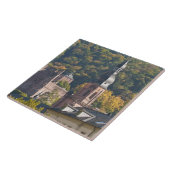 Aussicht auf die Altstadt von Heidelberg Fliese (Seite)